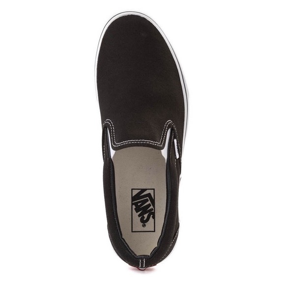 VANS • Black Slip-On Boat Skater Shoes Includes Box